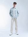 Flying Machine Plaid Checked Digitopia Shirt