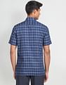 Arrow Cotton Twill Check Formal Shirt