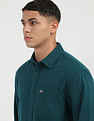 Tommy Hilfiger Solid Cotton Flannel Shirt