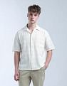 Flying Machine Grid Tattersall Checked Digitopia Oversized Shirt