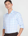 Arrow Buffalo Check Cotton Formal Shirt