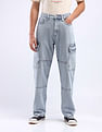 Flying Machine Cobain 90s Loose Fit Rinsed Jeans