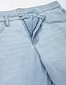 Calvin Klein Jeans Light-Wash Straight-Fit Mid Rise Jeans