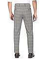 Arrow Flat Front Check Formal Trousers
