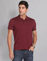 AD by Arvind Wrinkle Resistant Quick Dry Smart Polo Shirt