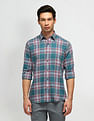 Arrow Sport Slim Fit Tartan Checked Shirt