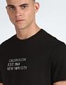 Calvin Klein Mixed Print Stencil Logo T-Shirt