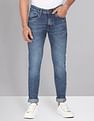 AD by Arvind Skinny Fit Stone Wash Stretch Jeans