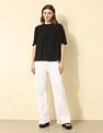 U.S. Polo Assn. Women Yoke Embroidered Top