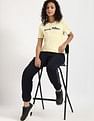 Tommy Hilfiger Womens Yellow Logo T-Shirt