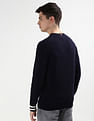 Tommy Hilfiger Embroidered Monotype Cotton Sweater