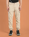 Flying Machine Mid Rise Solid Cargo Utility Trousers