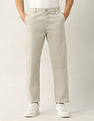 Arrow Sport Mid Rise Straight Fit Twill Trousers