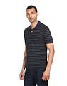AD by Arvind Cotton Striped Polo Shirt