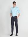 Arrow Cutaway Collar Self Design Shirt