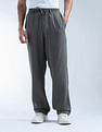 Flying Machine Solid Loose Fit Twill Chinos