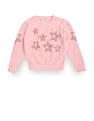U.S. Polo Assn. Kids Girls Patterned Knit Pullover Sweater
