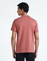 Flying Machine Horizontal Stripe Cotton Polo Shirt