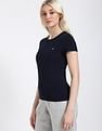 Tommy Hilfiger Solid Slim-Fit Cotton T-Shirt