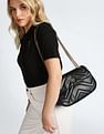 U.S. Polo Assn. Women Chain Strap Chevron Quilted Sling Bag