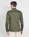 Arrow Newyork Satin Solid Formal Shirt