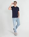 Arrow Sports Crew Neck Solid T-Shirt