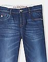 U.S. Polo Assn. Kids Stone Wash Whiskered Jeans