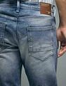 Flying Machine Slash Slim Tapered Fit Stone Washed Jeans