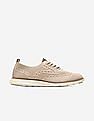 Cole Haan Women Beige ØriginalGrand Stitchlite Wingtip Oxford Sneakers
