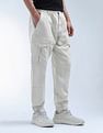 Flying Machine Mid Rise Relaxed Fit Cargo Trousers