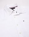 Tommy Hilfiger Solid Regular-Fit Cotton Shirt