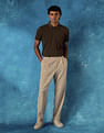Flying Machine Regular Fit Textured Polo Shirt