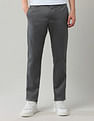 Arrow Sport Slim Fit Satin Solid Trousers