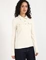 Tommy Hilfiger Solid Slim-Fit Cotton Polo T-Shirt