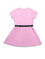 U.S. Polo Assn. Kids Girls Solid Fit And Flare Dress
