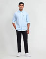 Arrow Sport Brooklyn Fit Vertical Striped Shirt