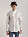 Calvin Klein Jeans Geometric Slim Fit Dobby Woven Shirt