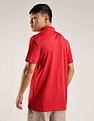 Calvin Klein Jeans Solid Regular-Fit Cotton Polo T-Shirt