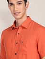 U.S. Polo Assn. Short Sleeve Pure Linen Shirt