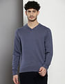 Tommy Hilfiger V-Neck Organic Cotton Sweater