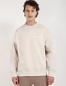Calvin Klein Jeans Embroidered Logo Relaxed-Fit Cotton Sweatshirt