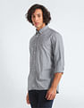 Tommy Hilfiger Textured Gingham Flex Slim Shirt