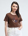 U.S. Polo Assn. Women Puff Print Regular Fit T-Shirt