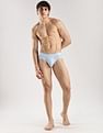 Calvin Klein Underwear Solid Multi Low Rise Briefs - Pack Of - 3