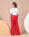 U.S. Polo Assn. Kids Girls Regular Fit Cargo Track Pants