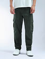 Flying Machine Relaxed Tapered Fit Mid Rise Cargo Trouser