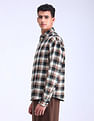 Flying Machine Oversized Twill Plaid Checked Shirt