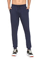 Flying Machine Mid Rise Brand Print Joggers