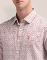 U.S. Polo Assn. Tailored Fit Geometric Shirt