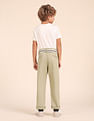U.S. Polo Assn. Kids Boys Pure Cotton Slim Fit Trousers